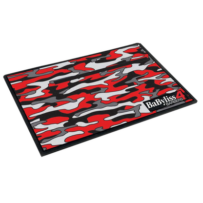 BabylissPRO - Magnetic Strip Barber Mat (Red Camo)