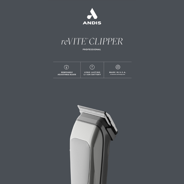 Andis - reVite Taper Blade Clipper (Gray)