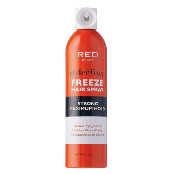 Red By Kiss - Styler Fixer Freeze Hair Spray - Strong Maximum Hold (11.1 oz)