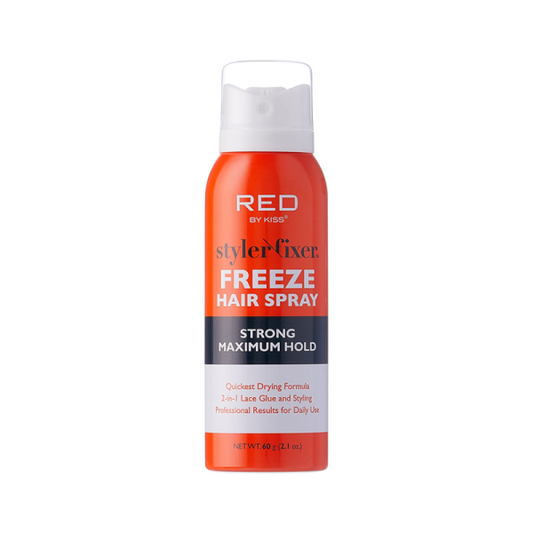 Red By Kiss - Styler Fixer Freeze Hair Spray - Strong Maximum Hold 2.1 oz (Qty 6+)