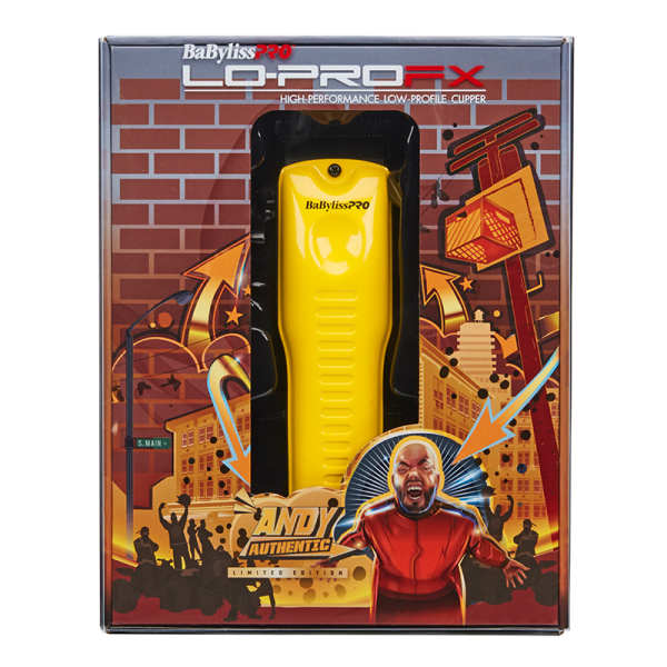 BabylissPRO - LoPROFX Influncer Clipper (Yellow)