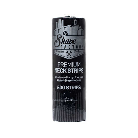 Shaving Factory - Neck Strip - 100 Strips/5 Rolls (Black)