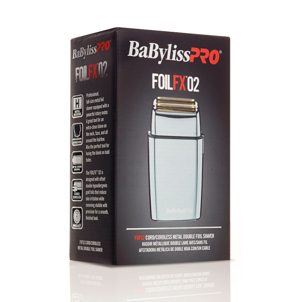 BabylissPRO - FX Double Foil Shaver (Silver)