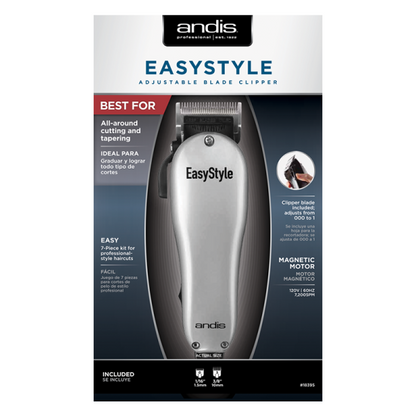 Andis - EasyStyle 7 Pcs Home Hair Cutting Clipper Kit (Silver)