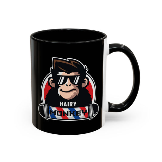 Hairy Monkey - Accent Coffee Mug, 11oz